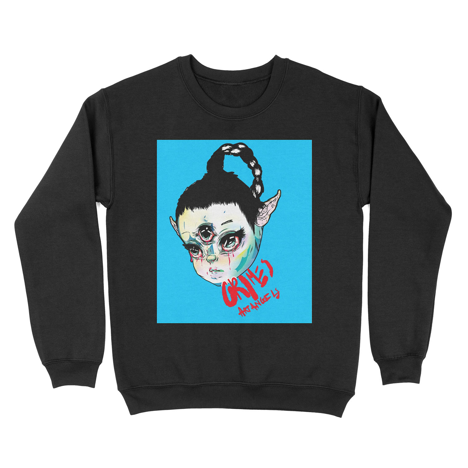 GRIMES ART ANGELS Unisex Crewneck Sweatshirt
