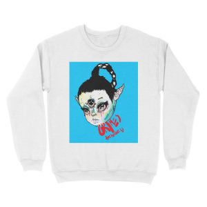 Alternative view of GRIMES ART ANGELS Unisex Crewneck Sweatshirt