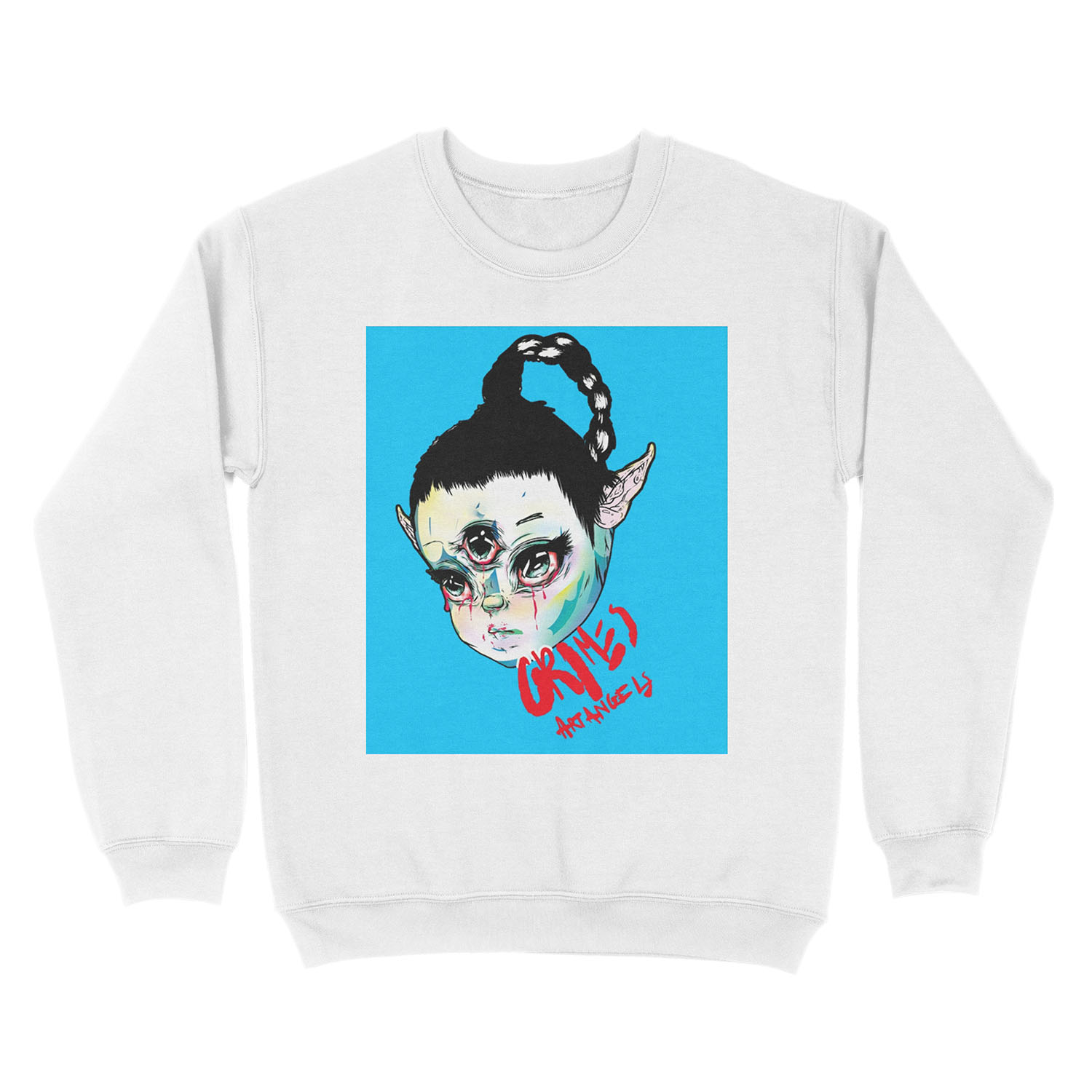 GRIMES ART ANGELS Unisex Crewneck Sweatshirt - Image 2