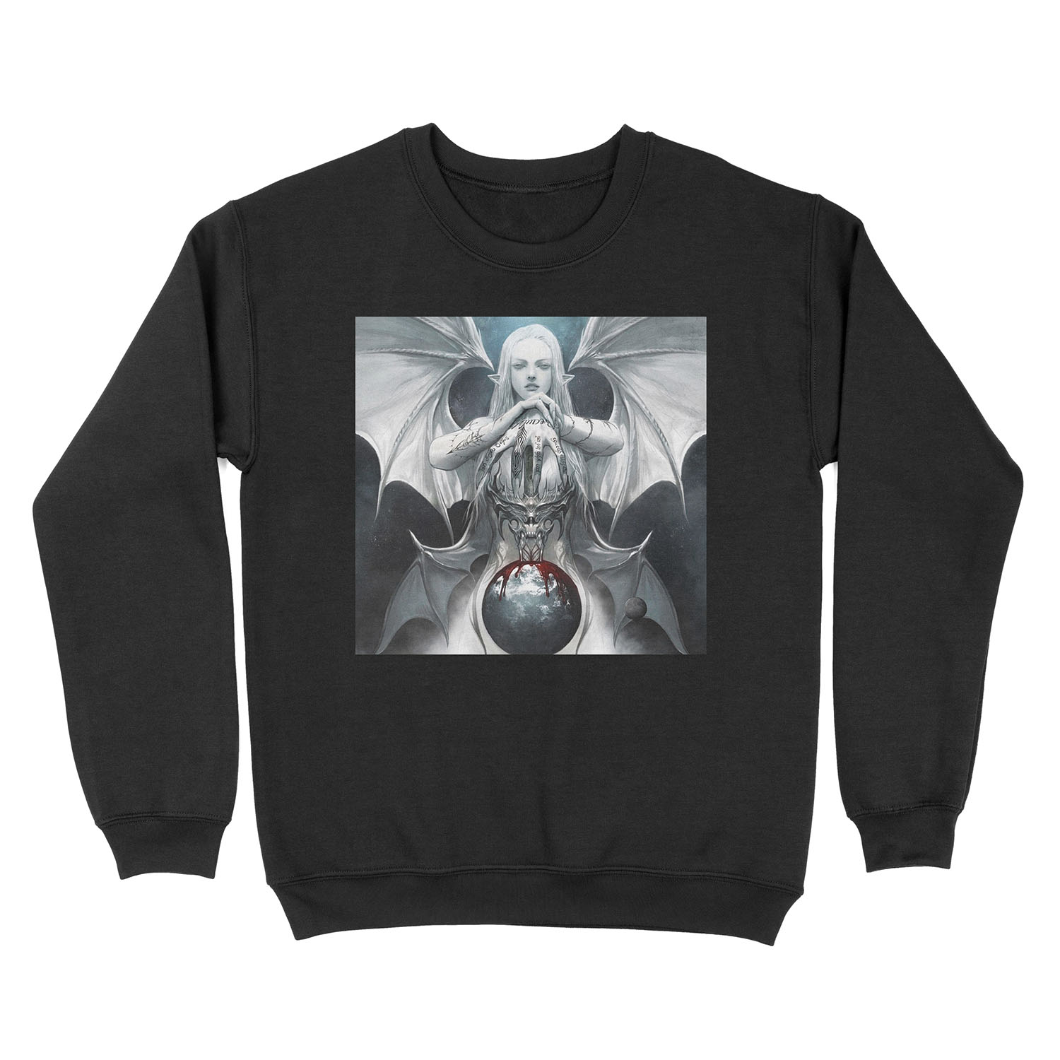 grimes original Miss Anthropocene cover Unisex Crewneck Sweatshirt