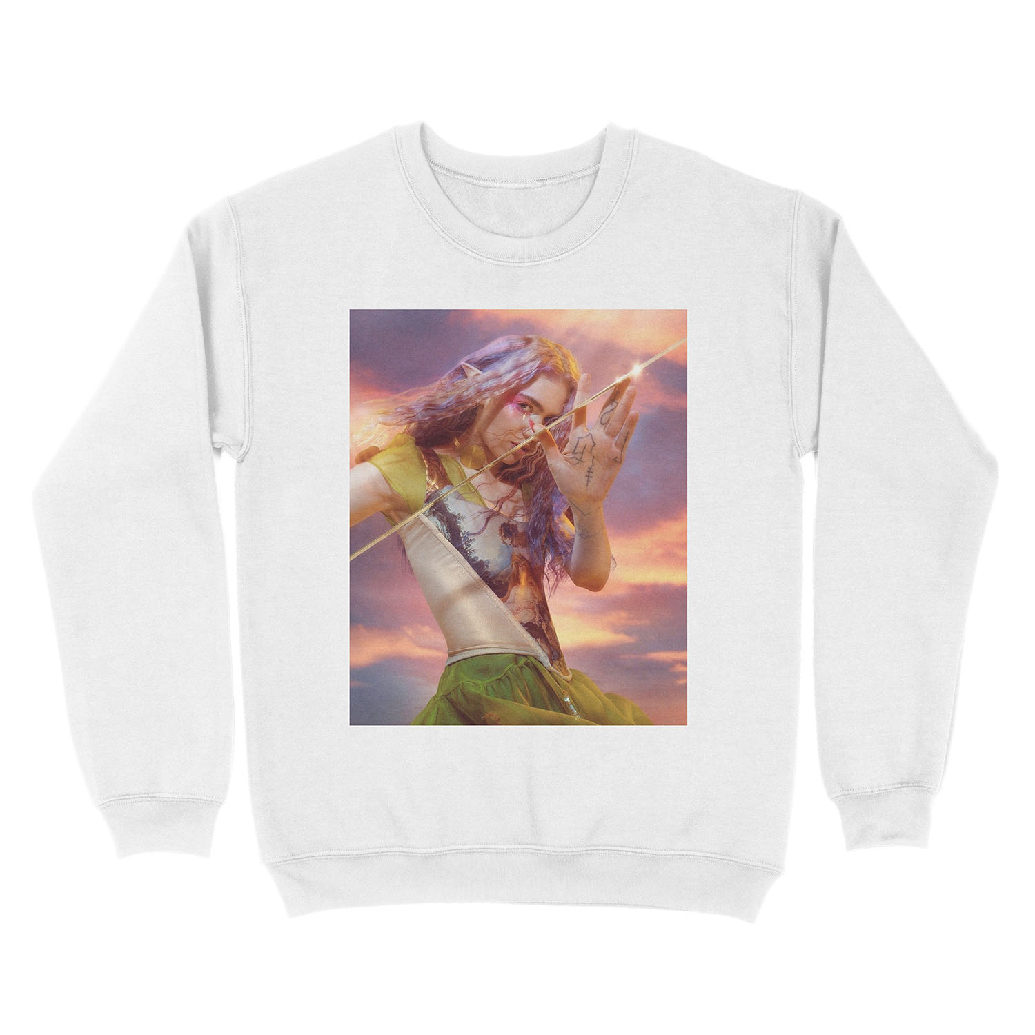 grimes / shoot Unisex Crewneck Sweatshirt - Image 2