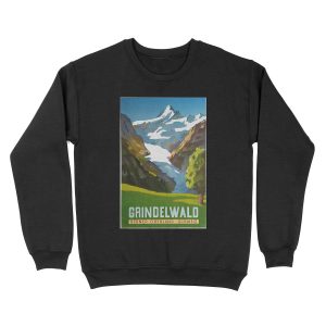 Grindelwald, Switzerland, Ski Unisex Crewneck Sweatshirt