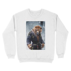 Alternative view of Grizzly Jiu Jitsu Unisex Crewneck Sweatshirt