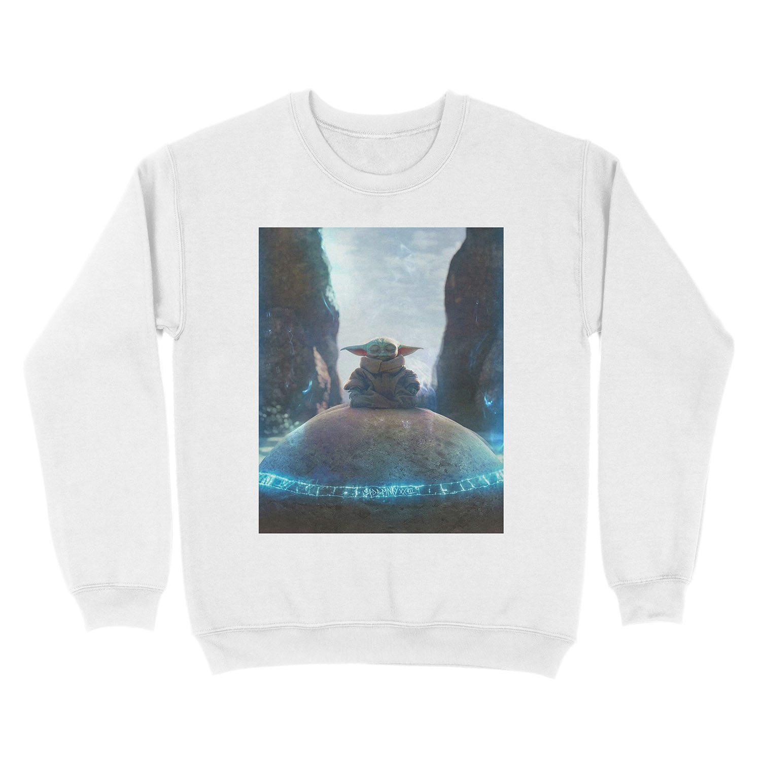 Grogu Meditation Unisex Crewneck Sweatshirt - Image 2