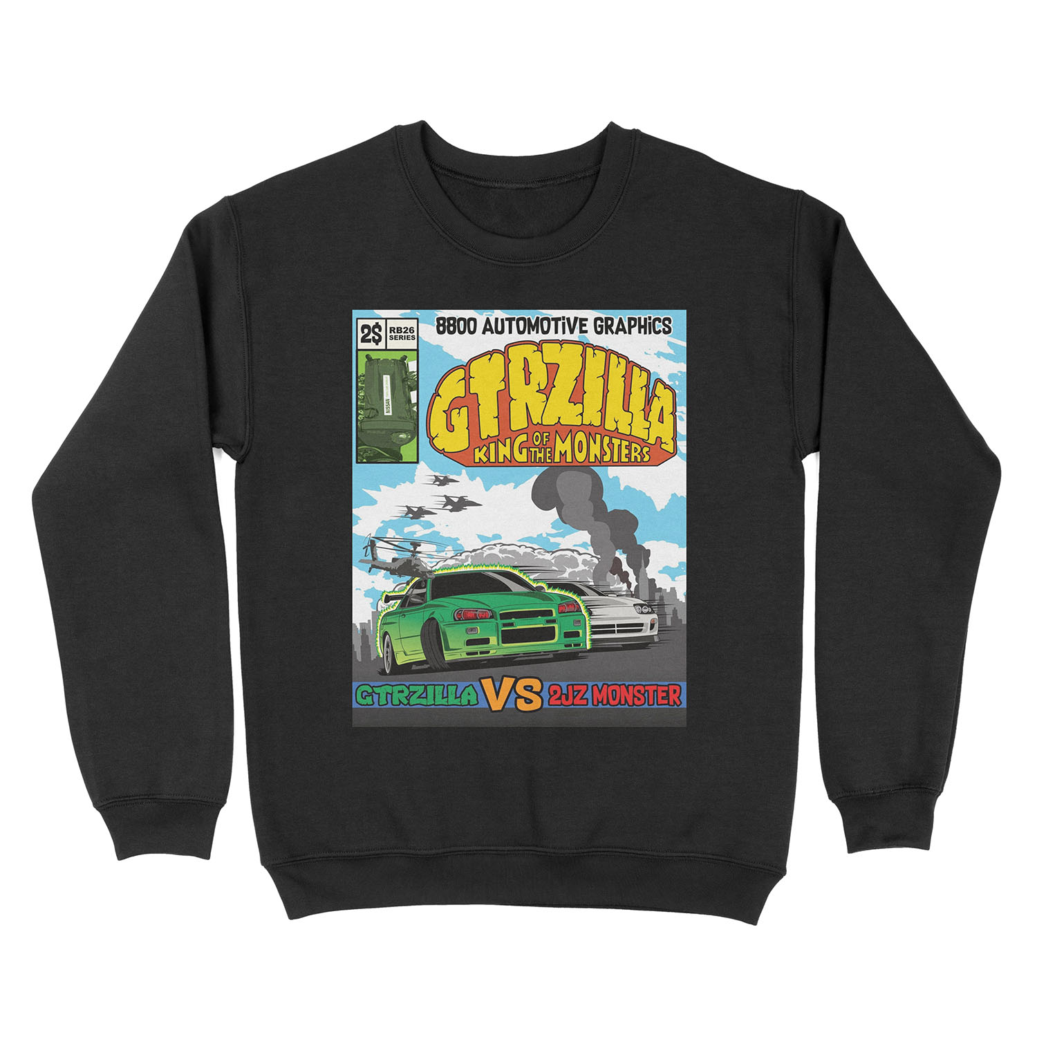 GTRZILLA R34 (2 of 2 VERSION) Unisex Crewneck Sweatshirt