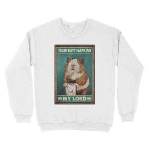 Alternative view of Guinea Pig Butt Napkins Unisex Crewneck Sweatshirt