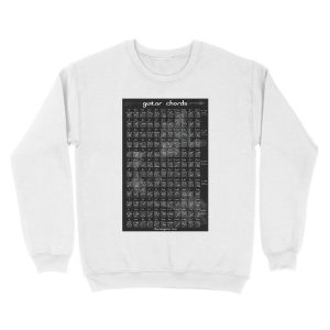 Alternative view of Guitar Chord Chart Unisex Crewneck Sweatshirt