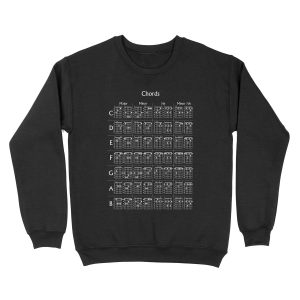 Guitar Chords Unisex Crewneck Sweatshirt