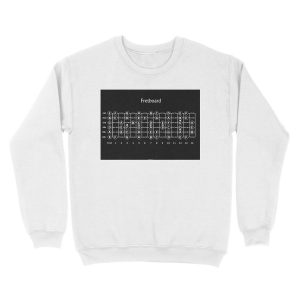 Alternative view of Guitar Fretboard Unisex Crewneck Sweatshirt