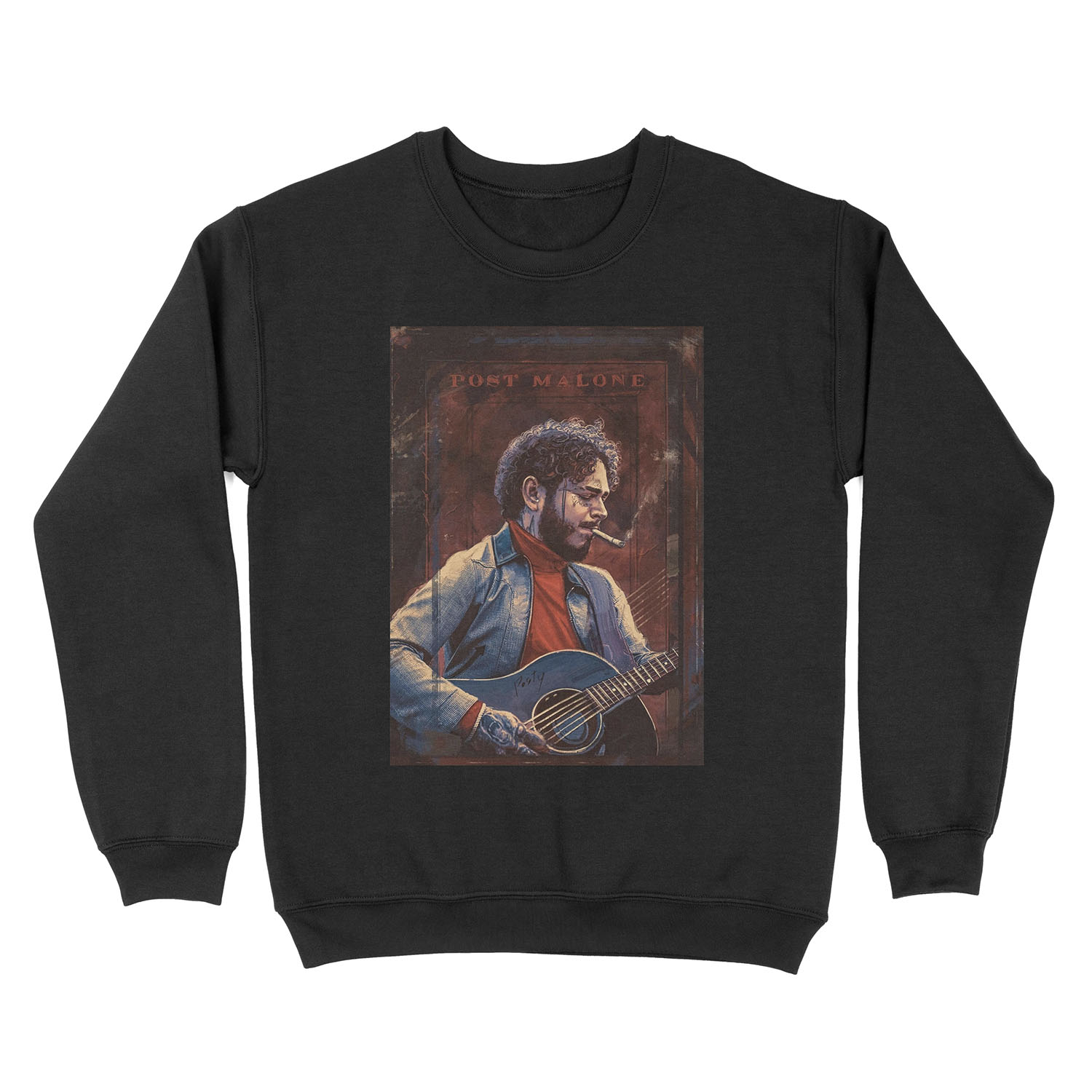 guitar post Unisex Crewneck Sweatshirt
