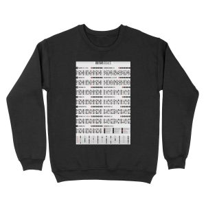 Guitar Scales & Modes Chart Unisex Crewneck Sweatshirt