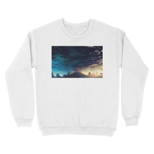 Alternative view of Gurren Lagann Kamina Memorial Unisex Crewneck Sweatshirt