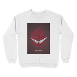 Alternative view of Gurren Lagann typography Unisex Crewneck Sweatshirt