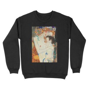 Gustav Klimt Artwork "Mother and Child" Unisex Crewneck Sweatshirt