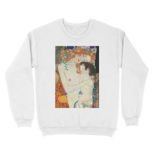 Alternative view of Gustav Klimt Artwork "Mother and Child" Unisex Crewneck Sweatshirt