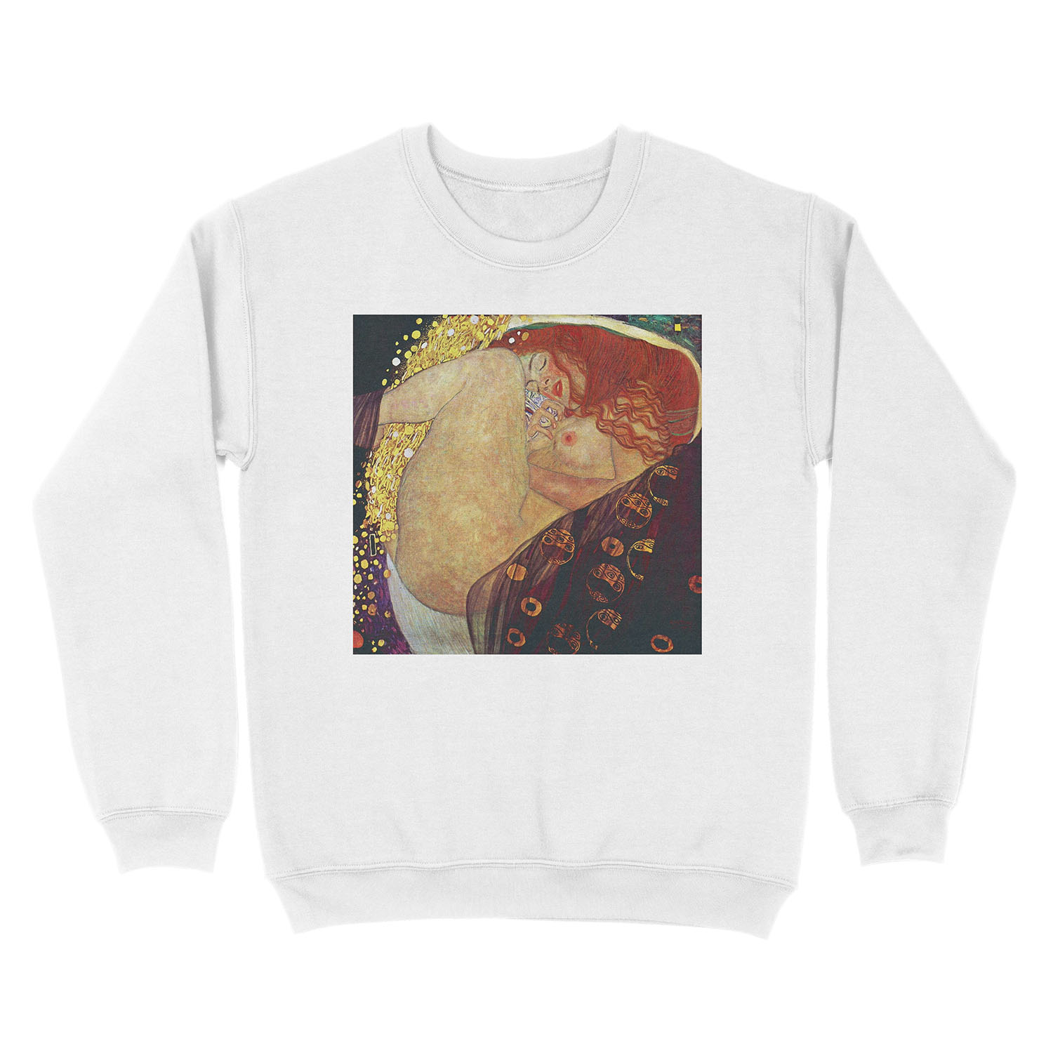 Gustav Klimt Danaë Unisex Crewneck Sweatshirt - Image 2