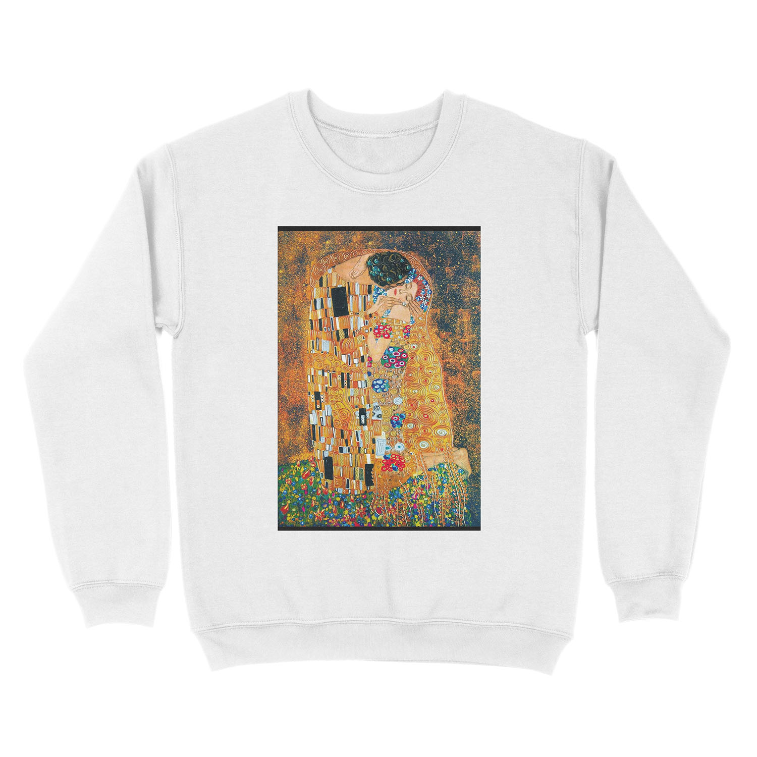 Gustav Klimt - The kiss Unisex Crewneck Sweatshirt - Image 2