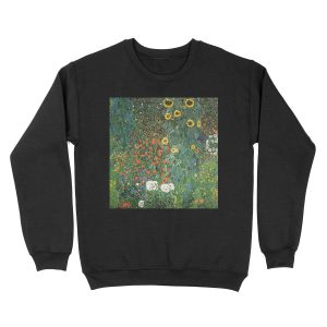 Gustav Klimt - The Sunflower Unisex Crewneck Sweatshirt