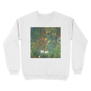 Alternative view of Gustav Klimt - The Sunflower Unisex Crewneck Sweatshirt
