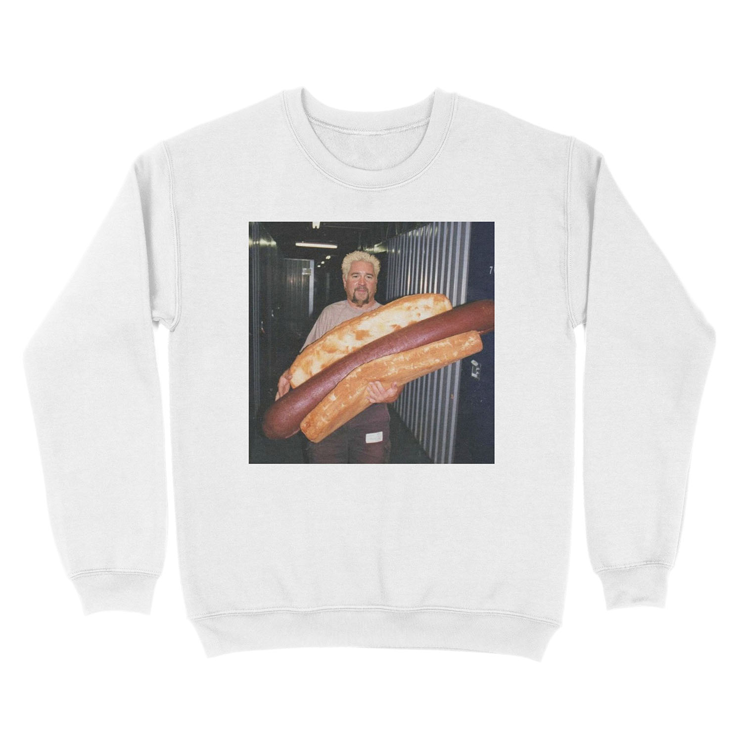 guy fieri and his wieney Unisex Crewneck Sweatshirt - Image 2