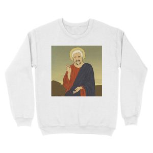 Alternative view of Guy Fieri Jesus Unisex Crewneck Sweatshirt