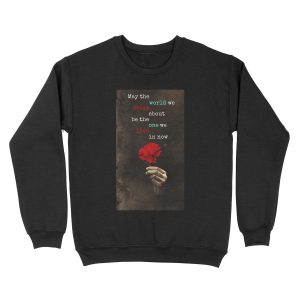 Hadestown Flower Design Unisex Crewneck Sweatshirt