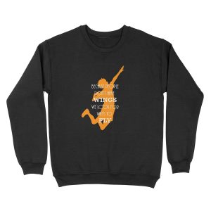 Haikyuu!! Because people don't have wings, we look for ways to fly. Unisex Crewneck Sweatshirt