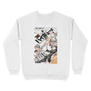 Alternative view of Haikyuu!! Fukurodani Volume 38 Unisex Crewneck Sweatshirt