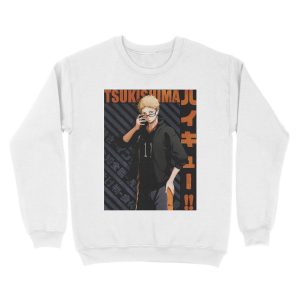 Alternative view of Haikyuu!! - Kei Tsukishima Unisex Crewneck Sweatshirt