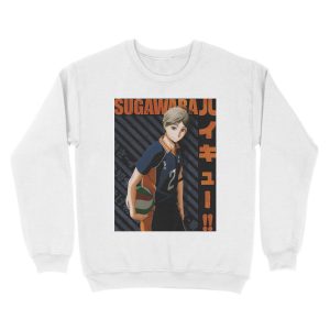 Alternative view of Haikyuu!! - Koushi Sugawara Unisex Crewneck Sweatshirt