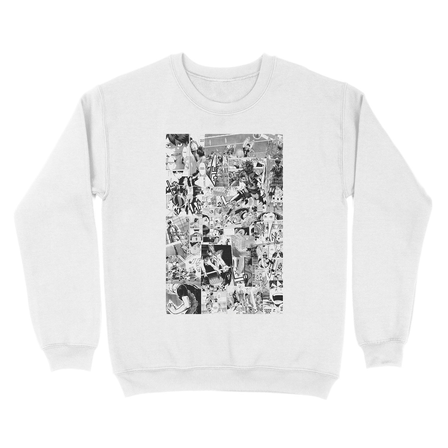 Haikyuu! Manga Collage Unisex Crewneck Sweatshirt - Image 2