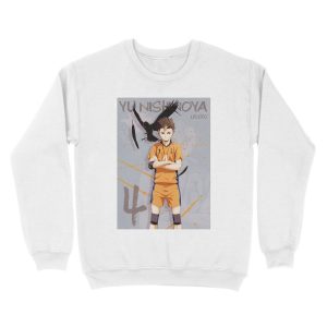 Alternative view of Haikyuu Nishinoya Unisex Crewneck Sweatshirt