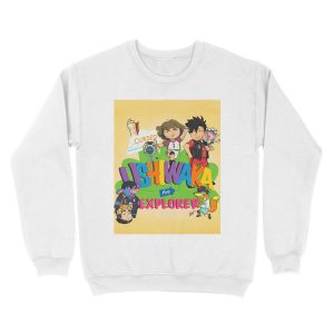 Alternative view of Haikyuu x Dora - a cursed saga Unisex Crewneck Sweatshirt