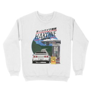 Alternative view of Hakone NISSAN Skyline R32 GTR Unisex Crewneck Sweatshirt