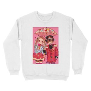 Alternative view of hanako kun and yashiro nene Unisex Crewneck Sweatshirt
