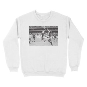 Alternative view of Hand of God Goal Diego Maradona | black and white Unisex Crewneck Sweatshirt