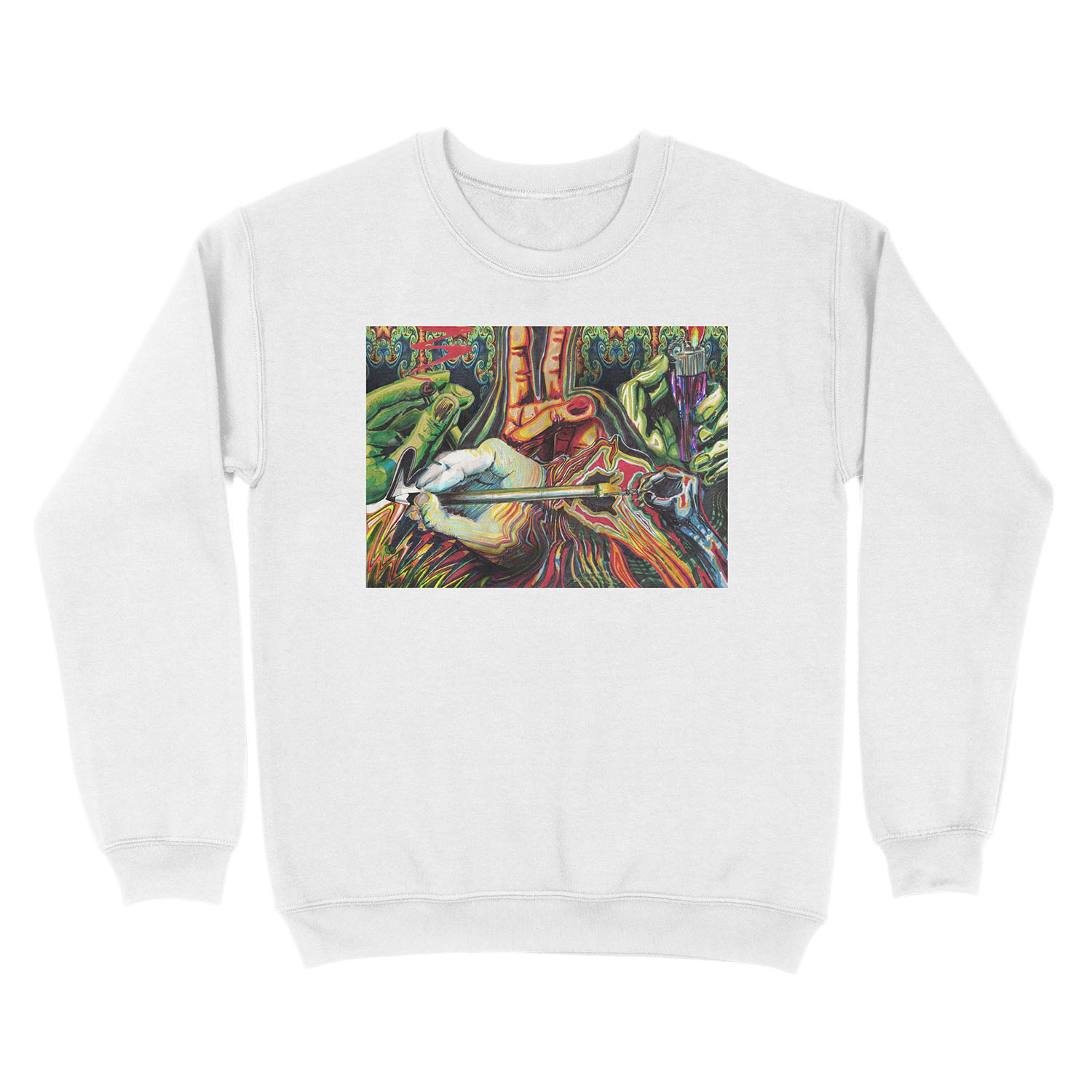 Hands Unisex Crewneck Sweatshirt - Image 2