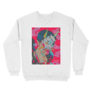 Alternative view of Hannya Man Unisex Crewneck Sweatshirt