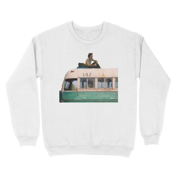 Happiness is only real when shared Unisex Crewneck Sweatshirt - Image 2