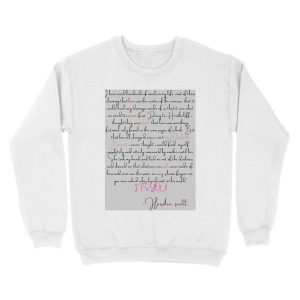 Alternative view of Hardin Scott's Letter to Tessa Unisex Crewneck Sweatshirt