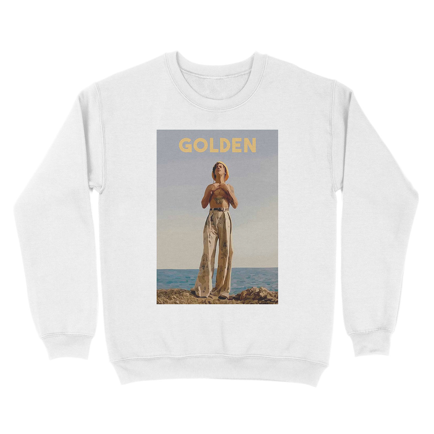 harry - golden Unisex Crewneck Sweatshirt - Image 2