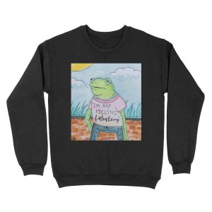 Harry Styles "I'm not feeling fabulous" Frog Unisex Crewneck Sweatshirt
