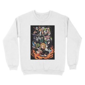Alternative view of Hashira Demon Slayer Unisex Crewneck Sweatshirt