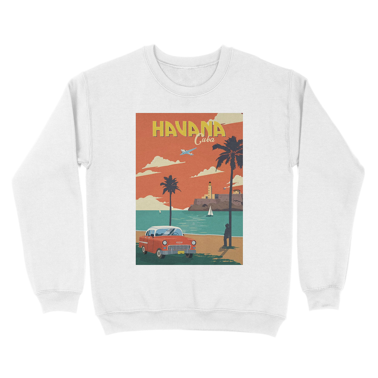 Havana Cuba Travel Unisex Crewneck Sweatshirt - Image 2