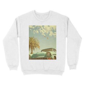 Alternative view of Having Fun, Wish You Were Here Unisex Crewneck Sweatshirt