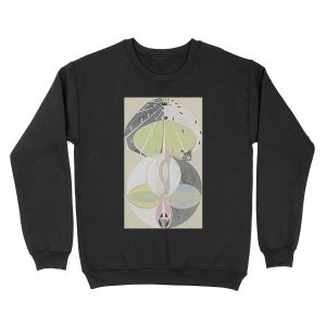HD Tree of Knowledge No. 5, by Hilma af Klint 1907 HIGH DEFINITION Unisex Crewneck Sweatshirt