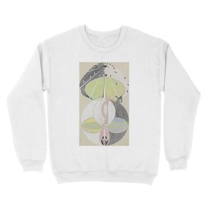Alternative view of HD Tree of Knowledge No. 5, by Hilma af Klint 1907 HIGH DEFINITION Unisex Crewneck Sweatshirt