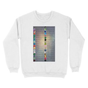 Alternative view of Healing Crystal Chart Unisex Crewneck Sweatshirt