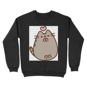 Heart Cat Unisex Crewneck Sweatshirt