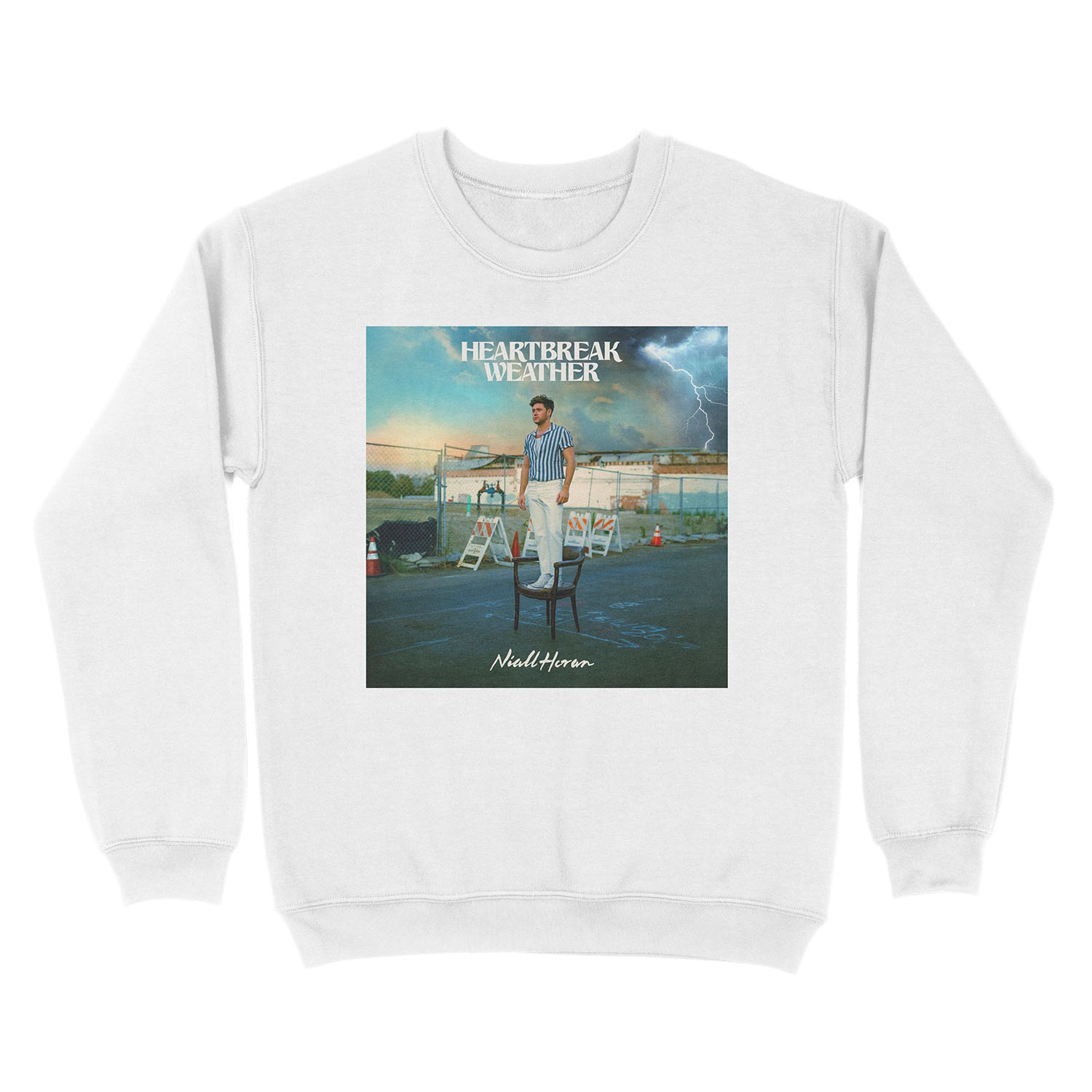 heartbreak weather flash Unisex Crewneck Sweatshirt - Image 2